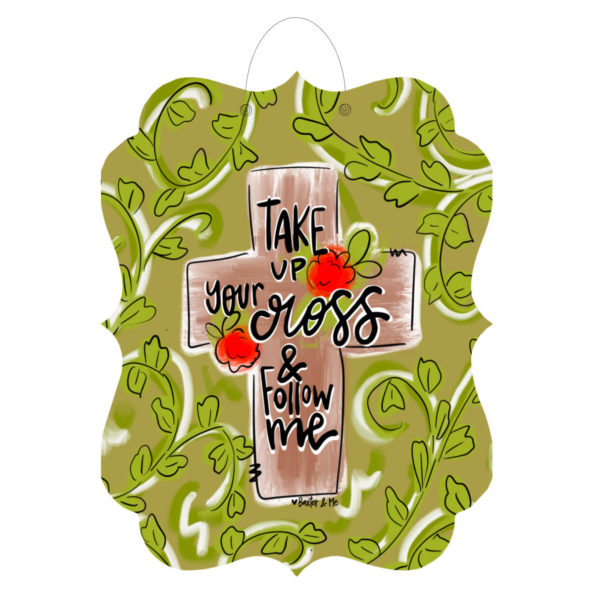 Take Up Your Cross Door Hanger