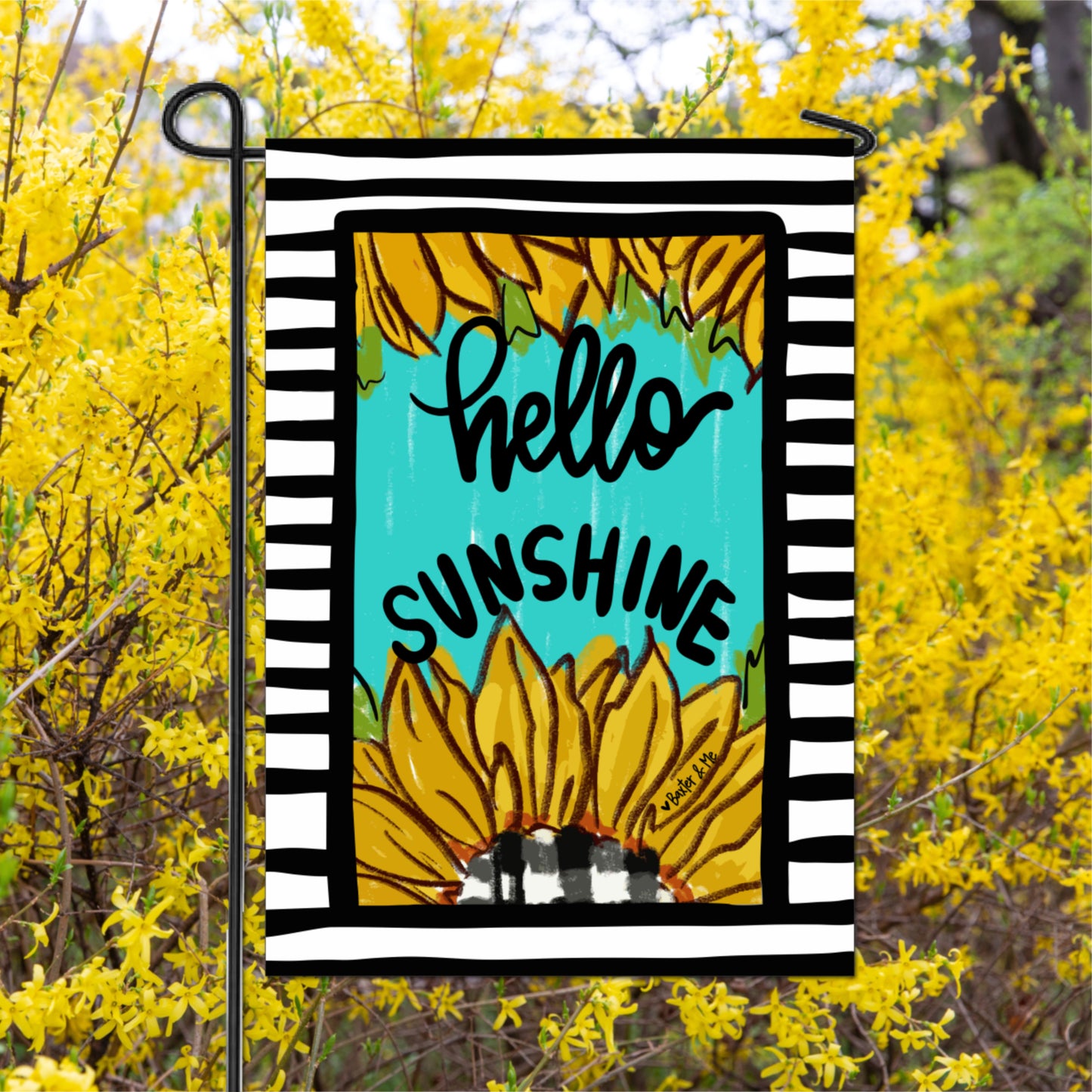 Hello Sunshine Garden Flag
