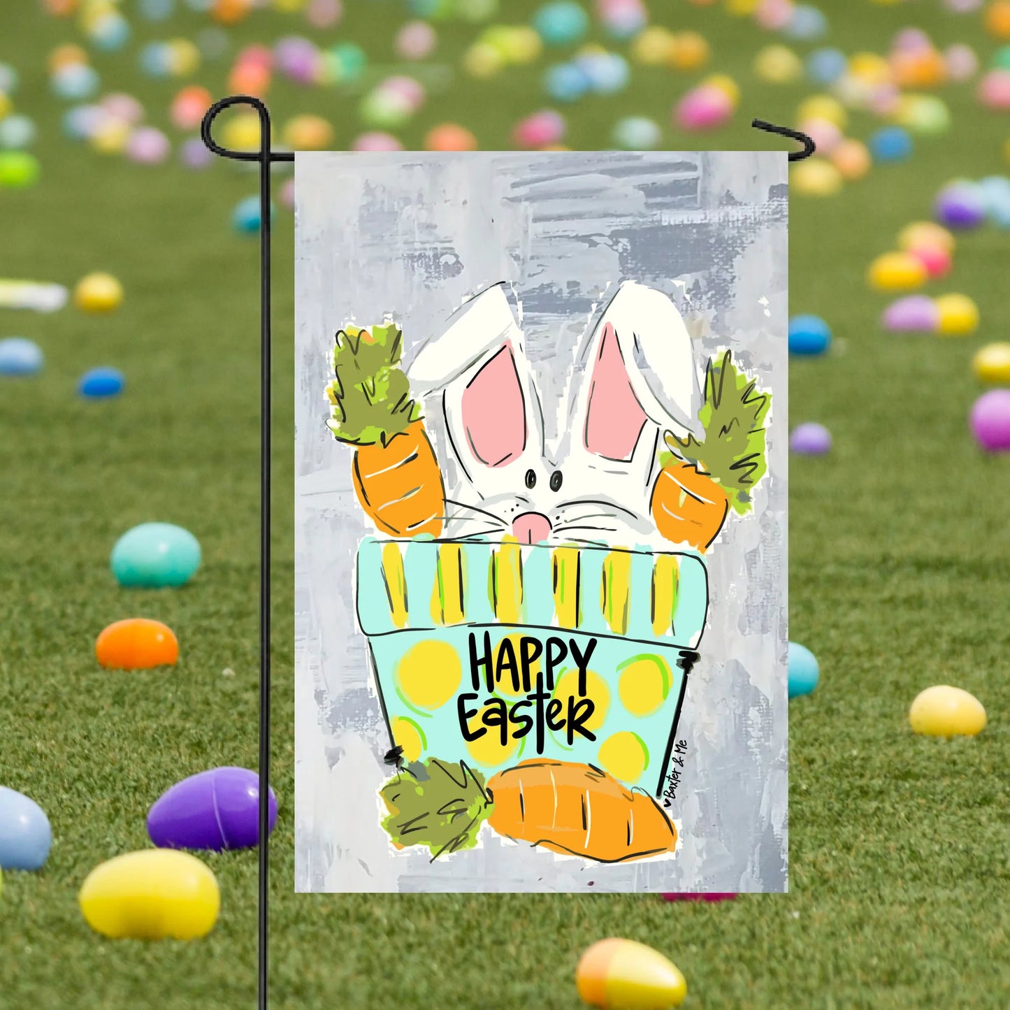 Happy Easter Garden Flag