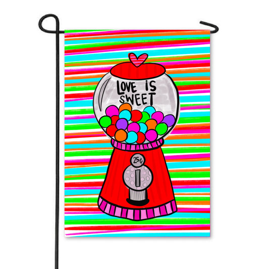 Love is Sweet Garden Flag
