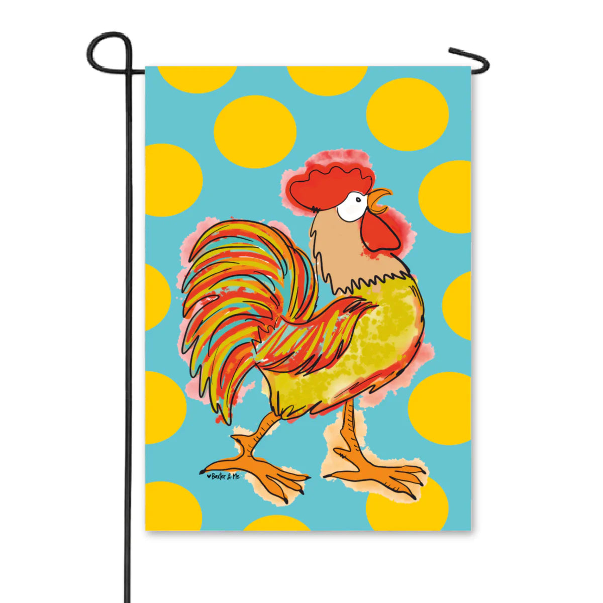 Rooster Garden Flag
