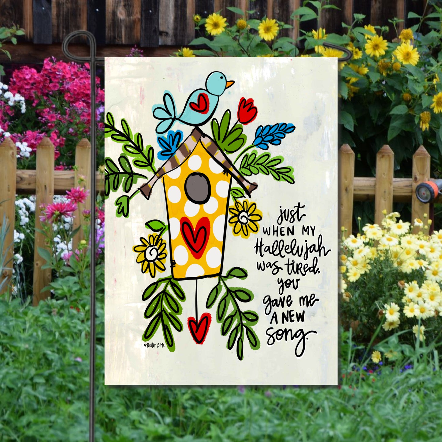 New Song Garden Flag