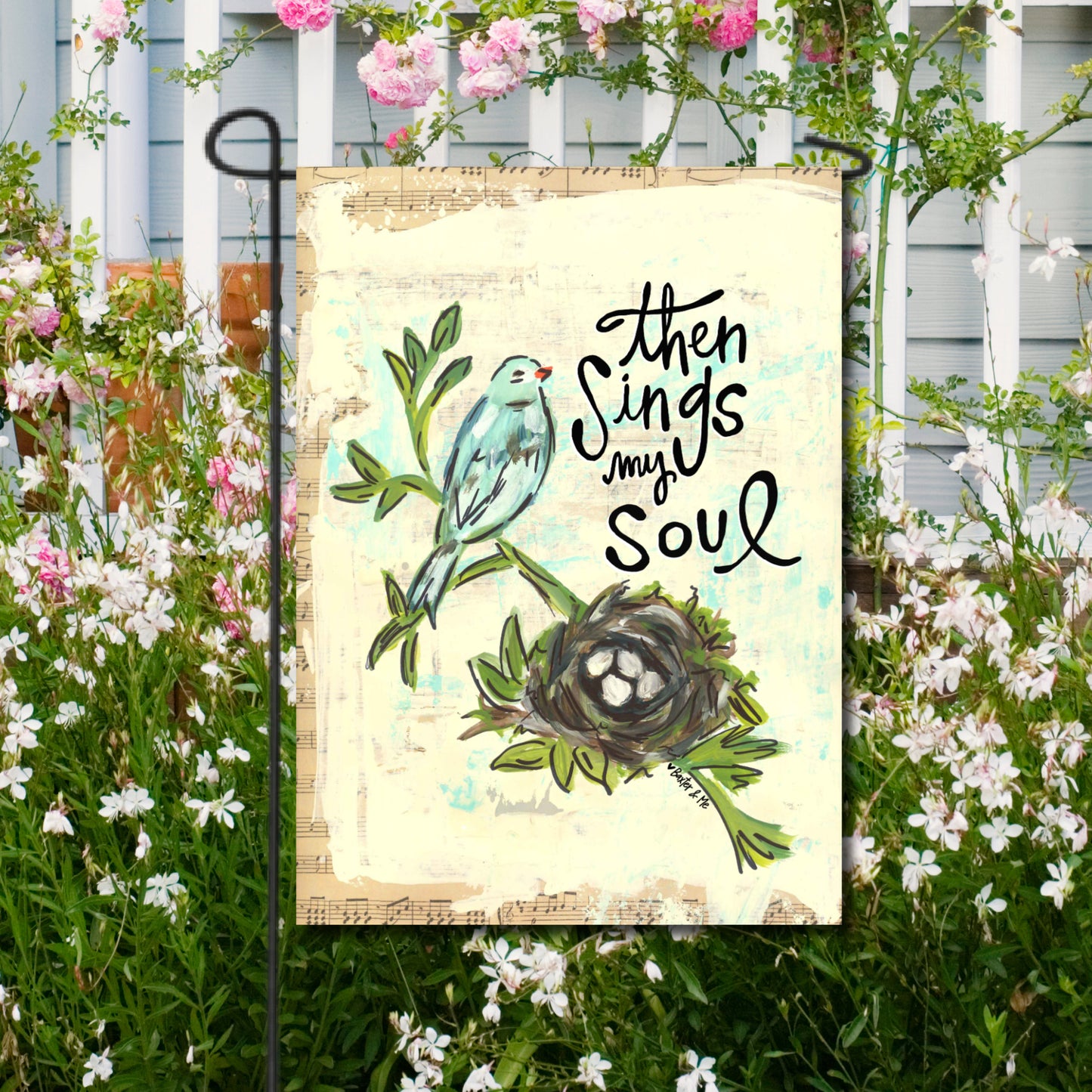 Then Sings my Soul Garden Flag