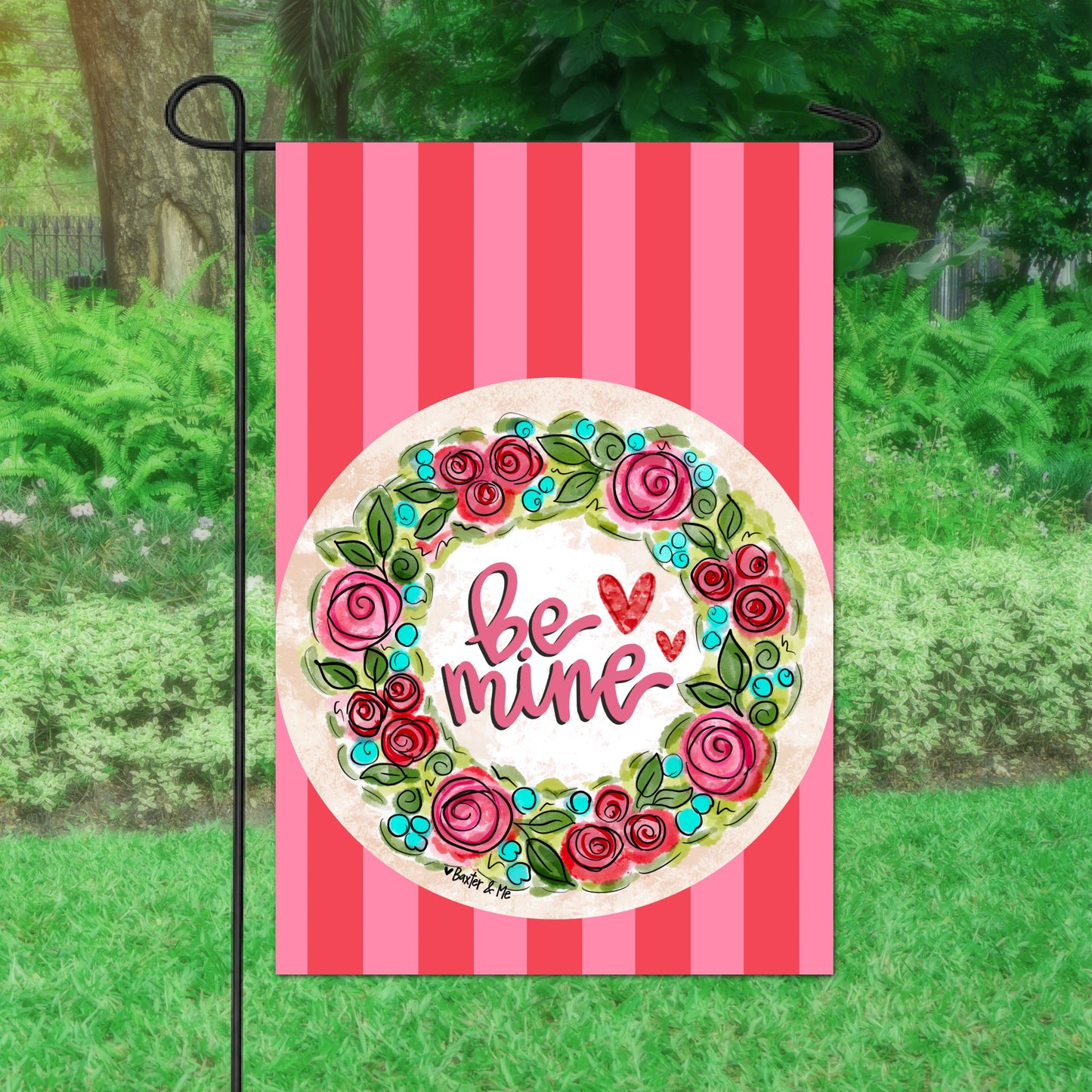 Be Mine Garden Flag
