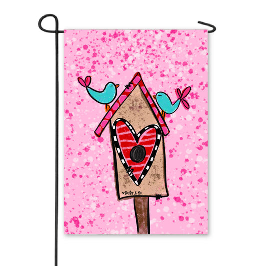 Love Birds Garden Flag