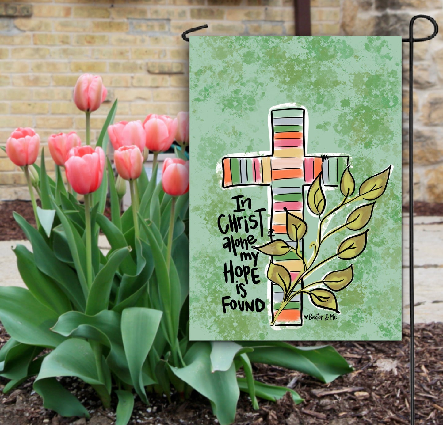 In Christ Alone Garden Flag