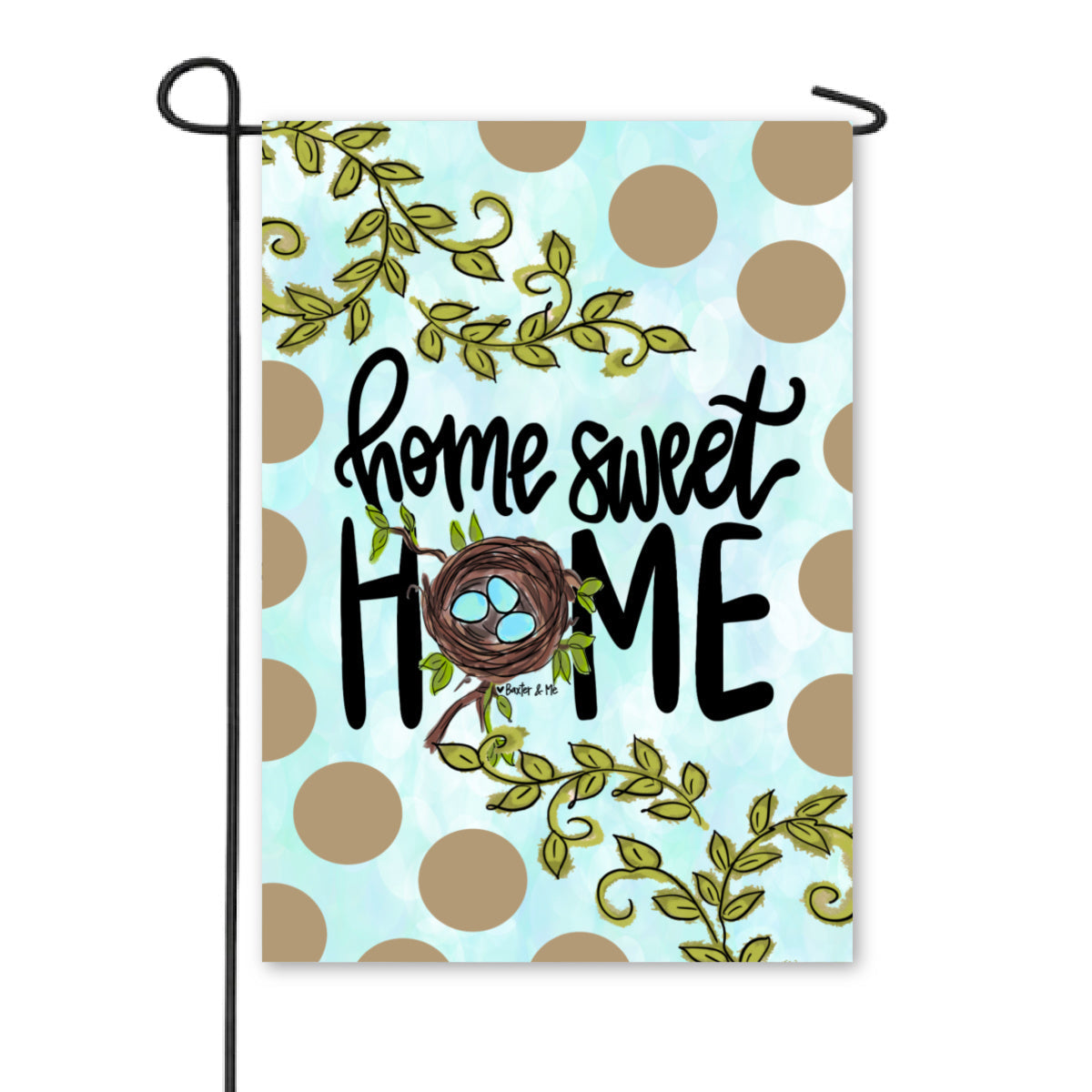 Home Sweet Home Bird Nest Garden Flag