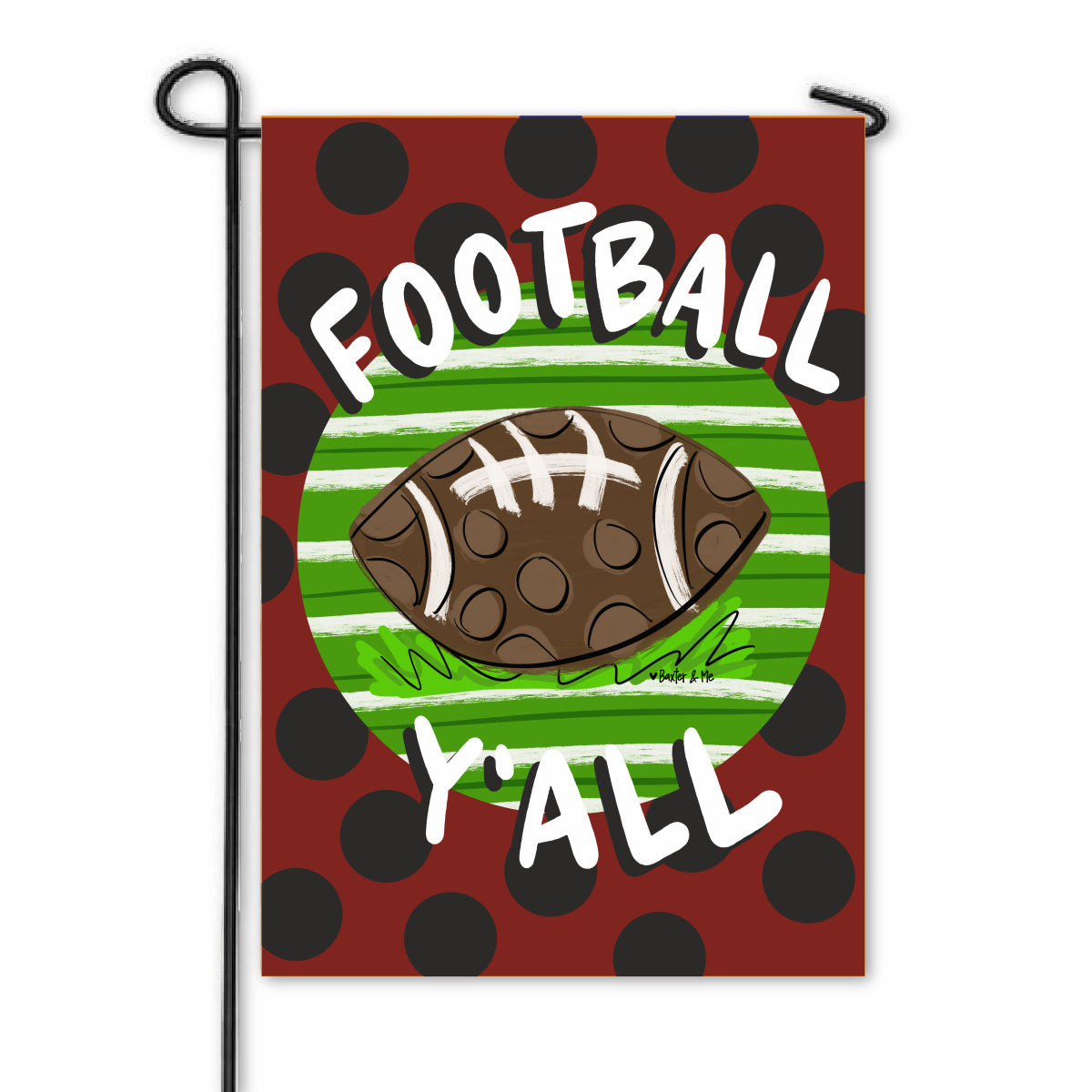 Football Team Colors Garden Flag