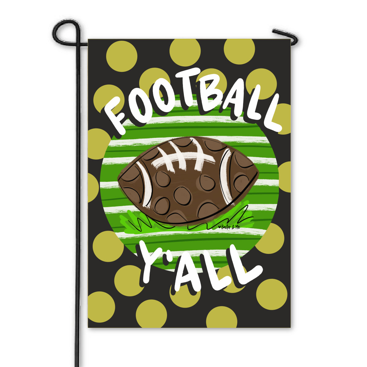 Football Team Colors Garden Flag