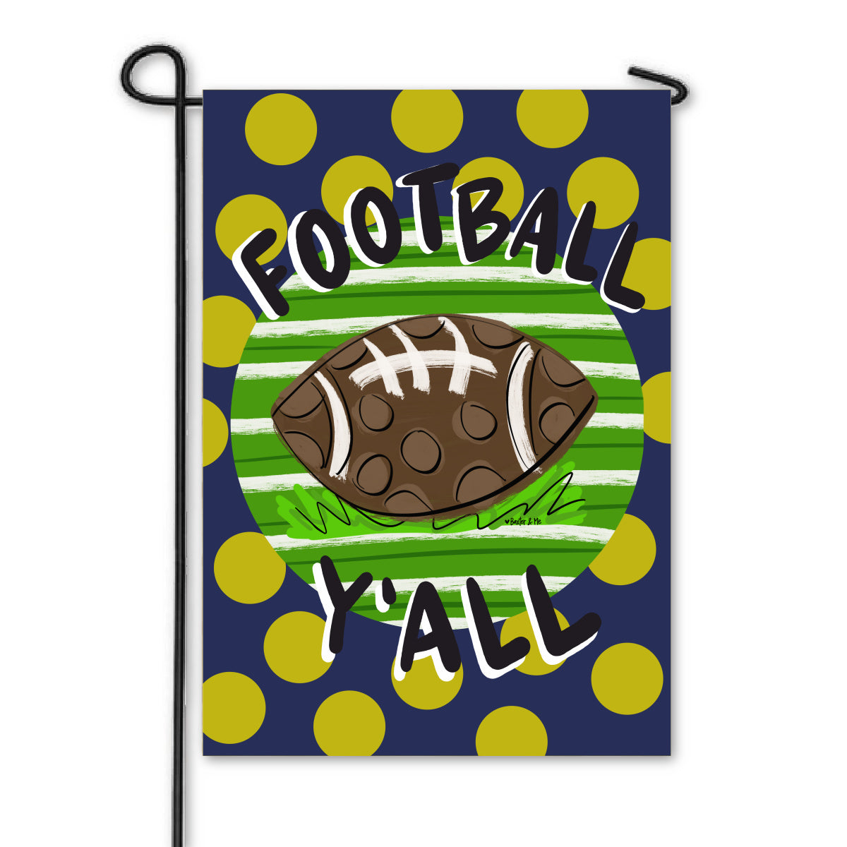 Football Team Colors Garden Flag