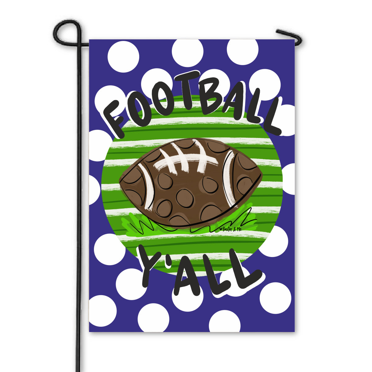 Football Team Colors Garden Flag