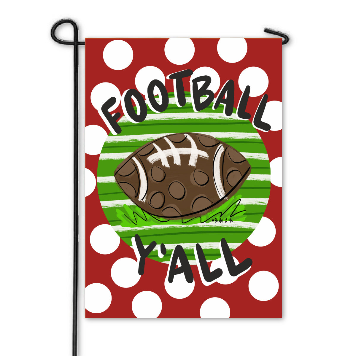 Football Team Colors Garden Flag