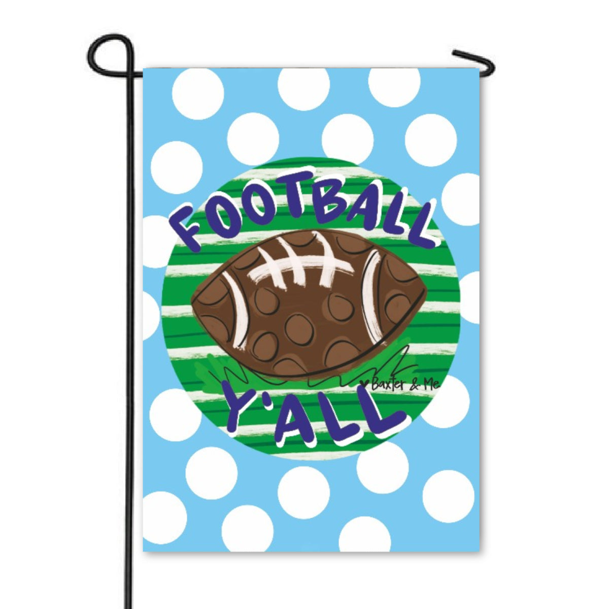 Football Team Colors Garden Flag