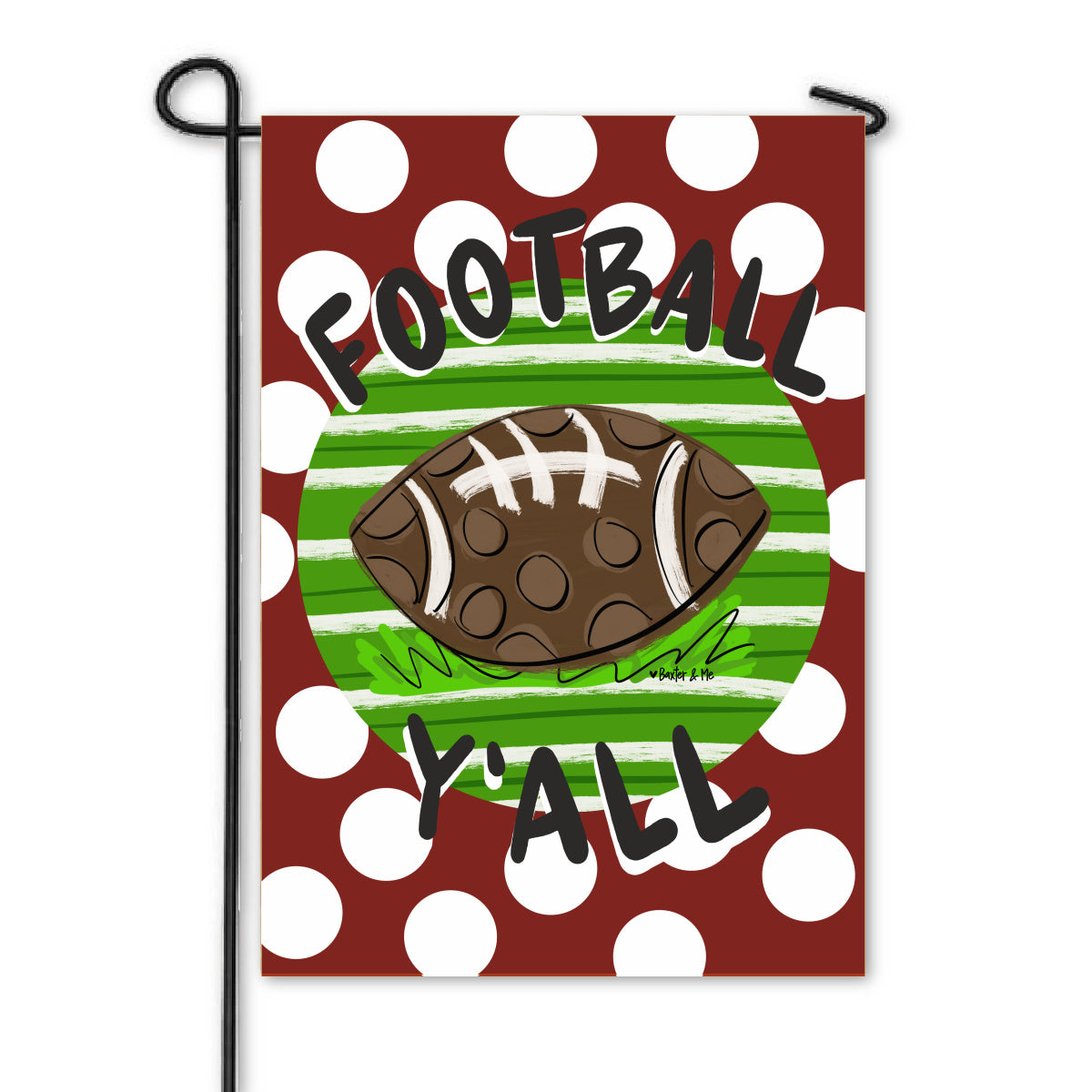 Football Team Colors Garden Flag