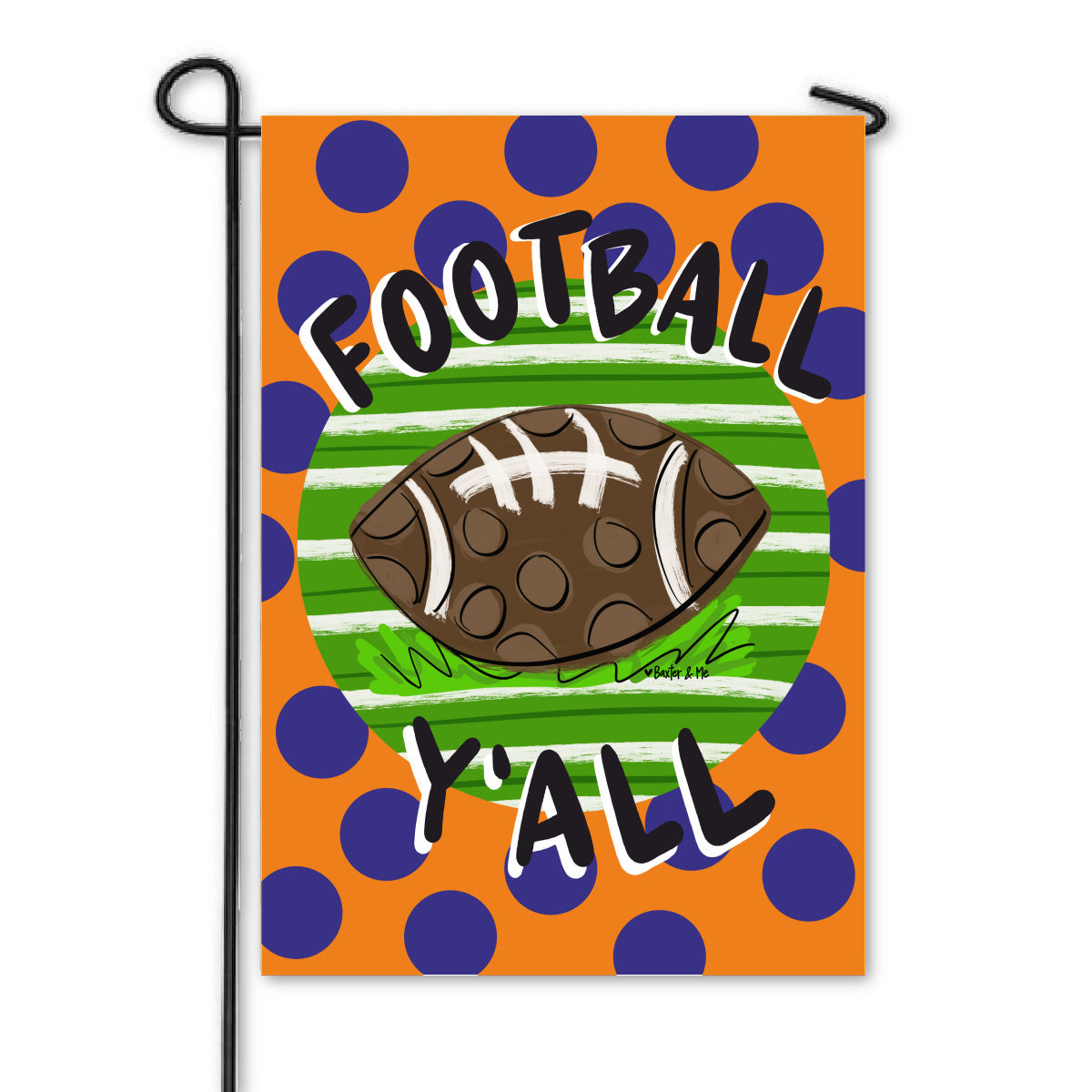 Football Team Colors Garden Flag