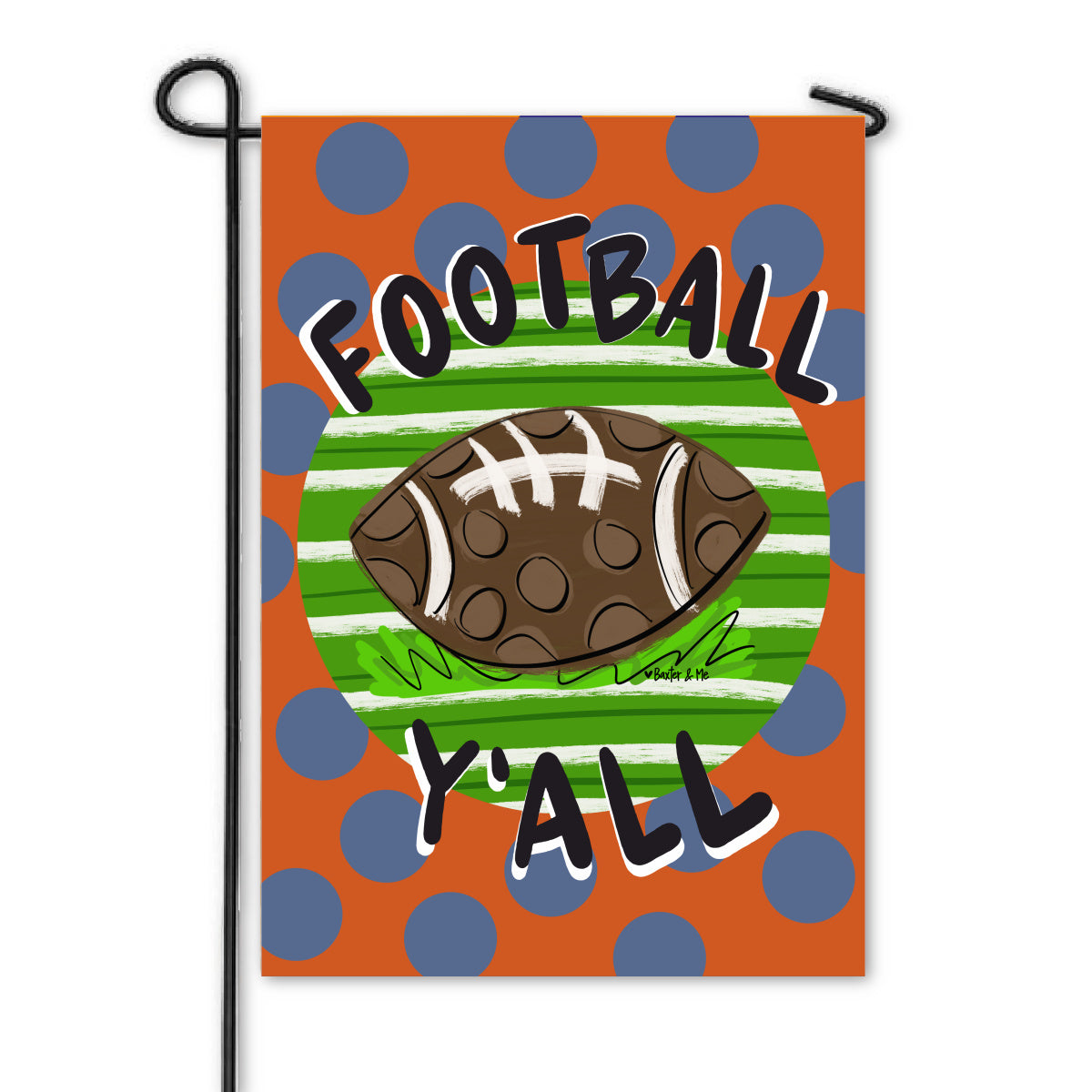 Football Team Colors Garden Flag