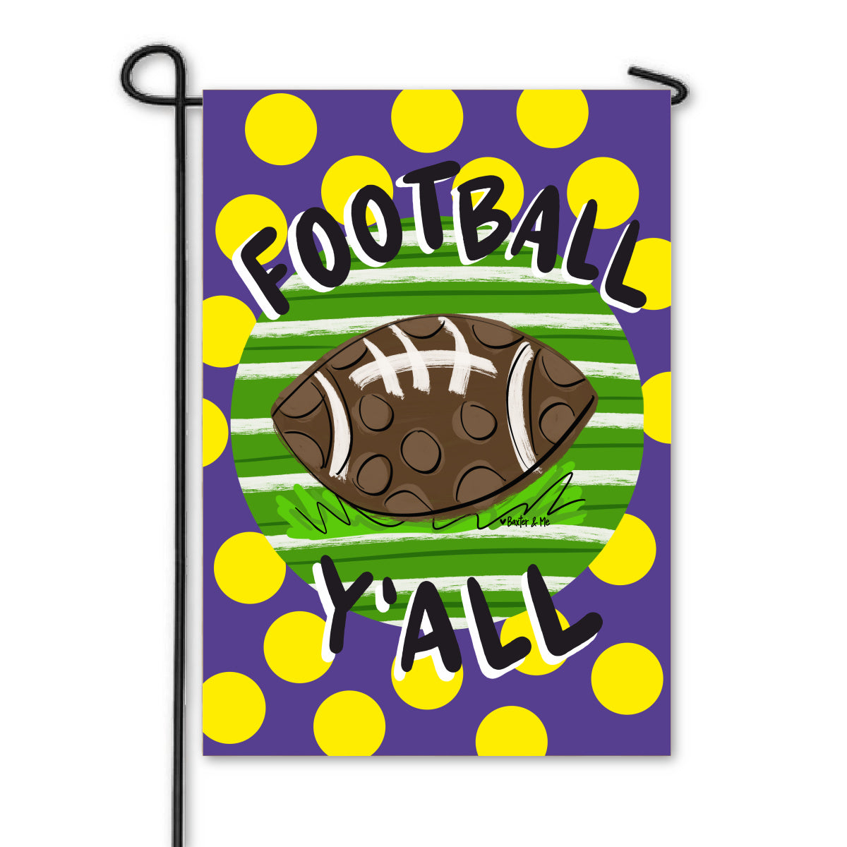 Football Team Colors Garden Flag