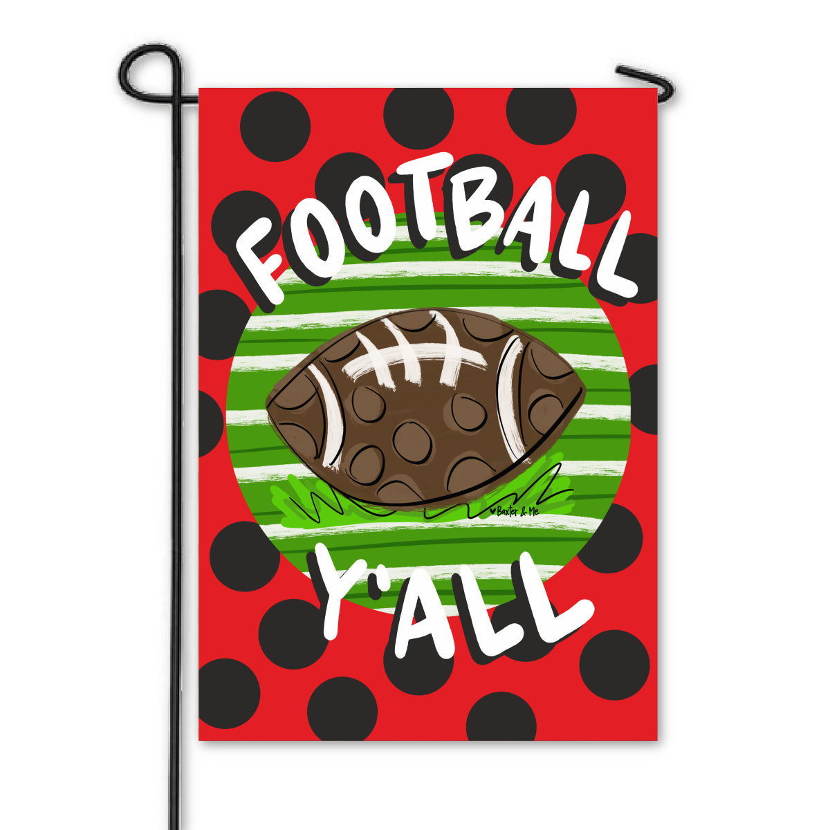Football Team Colors Garden Flag