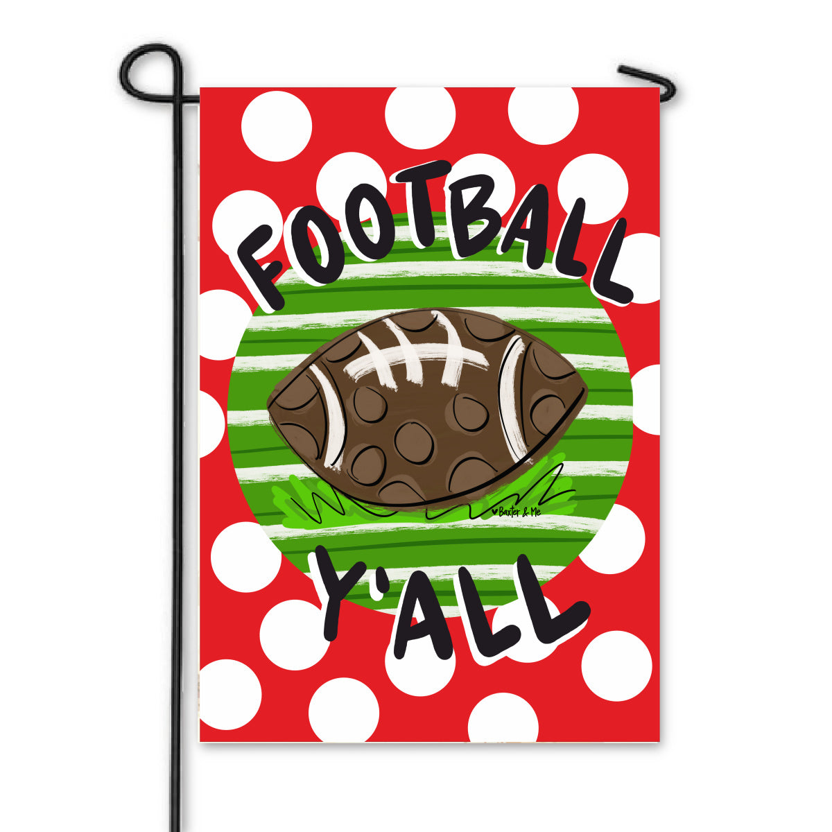 Football Team Colors Garden Flag