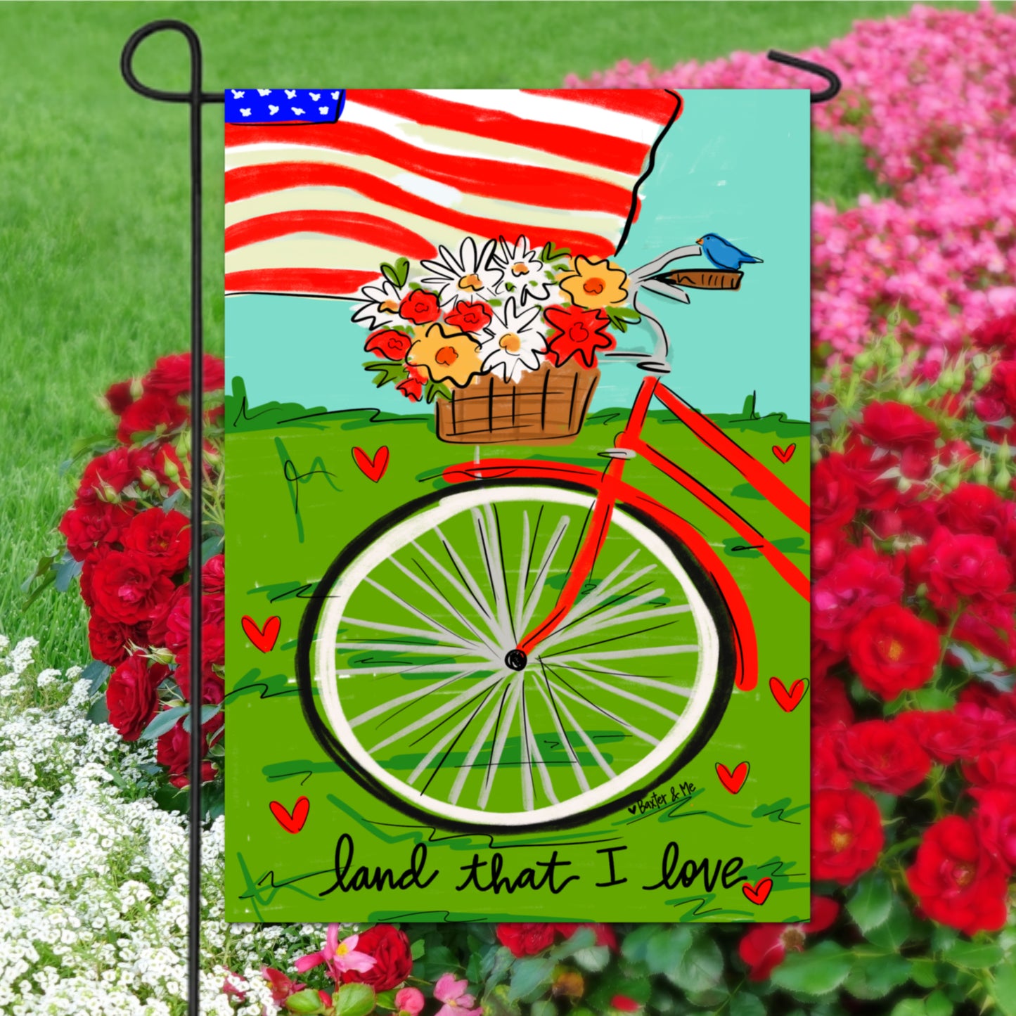 Land That I Love Garden Flag