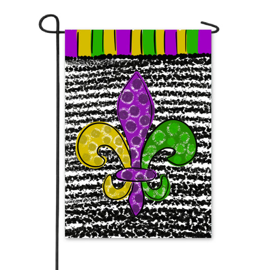 Fleur De Lis Garden Flag