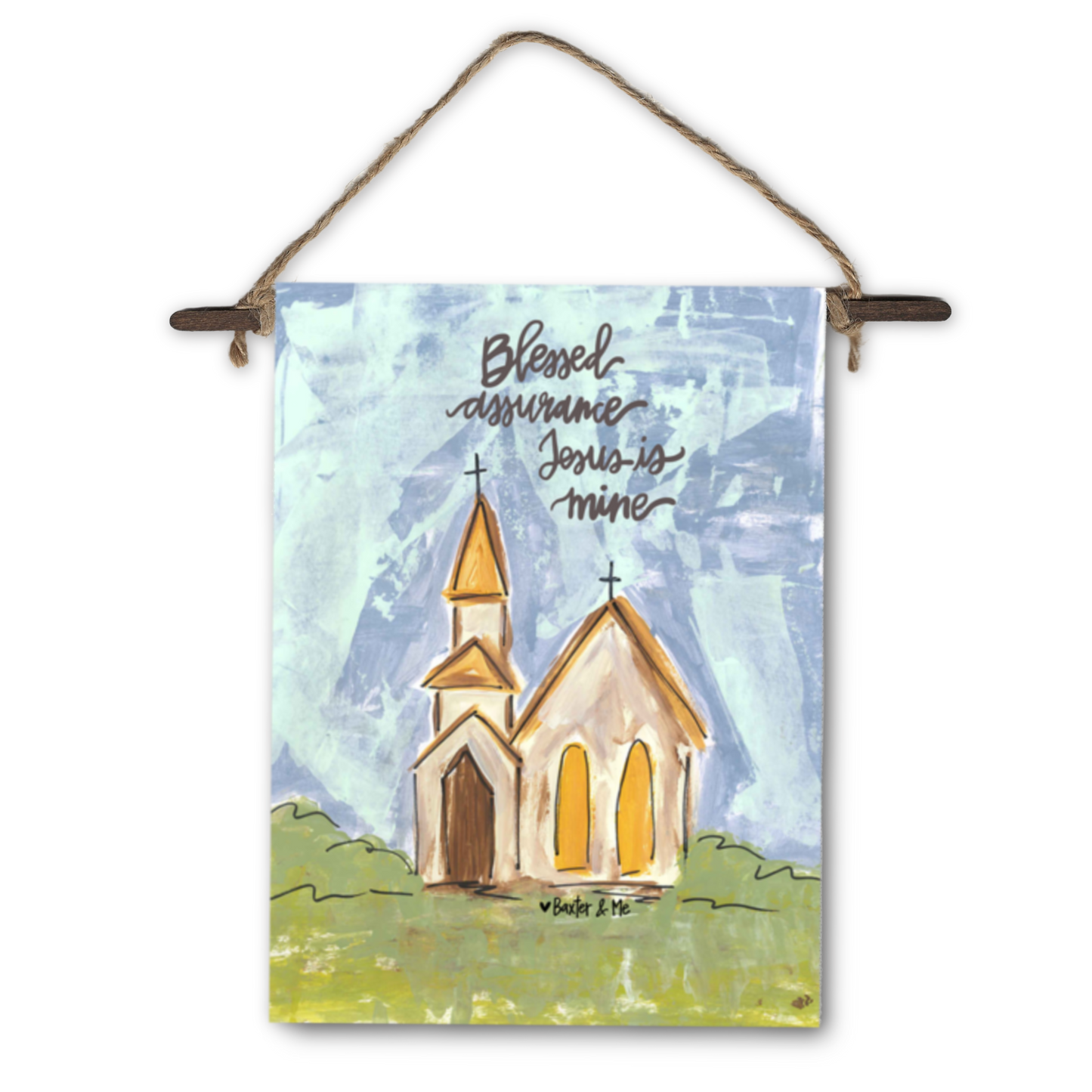 Blessed Assurance Mini Wall Hanging
