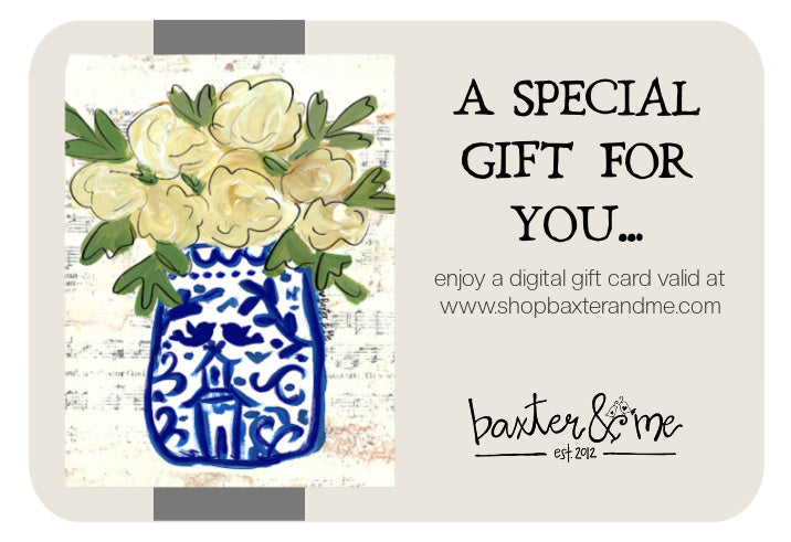 Baxter & Me Gift Card