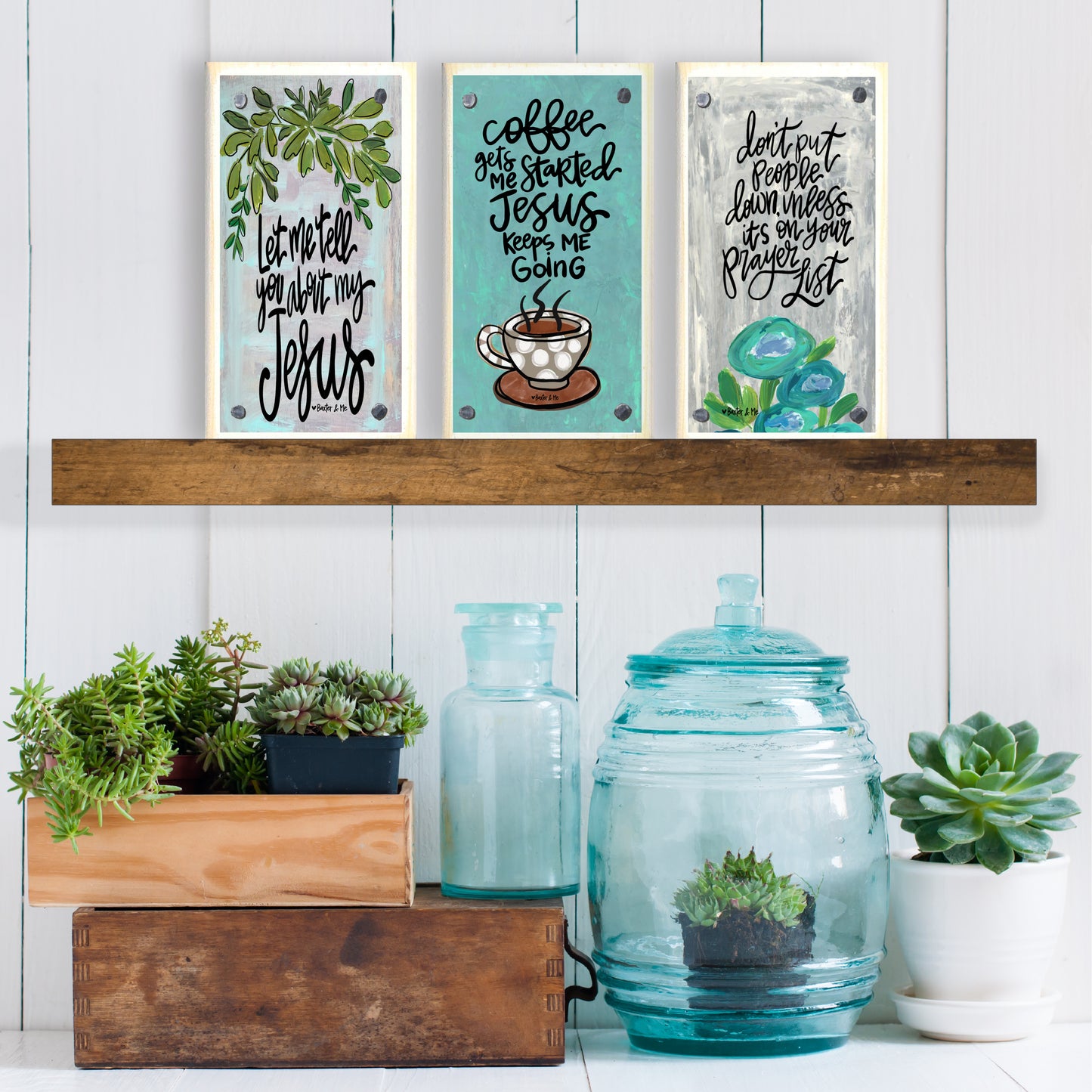 Jesus Keeps Me Going Happy Block