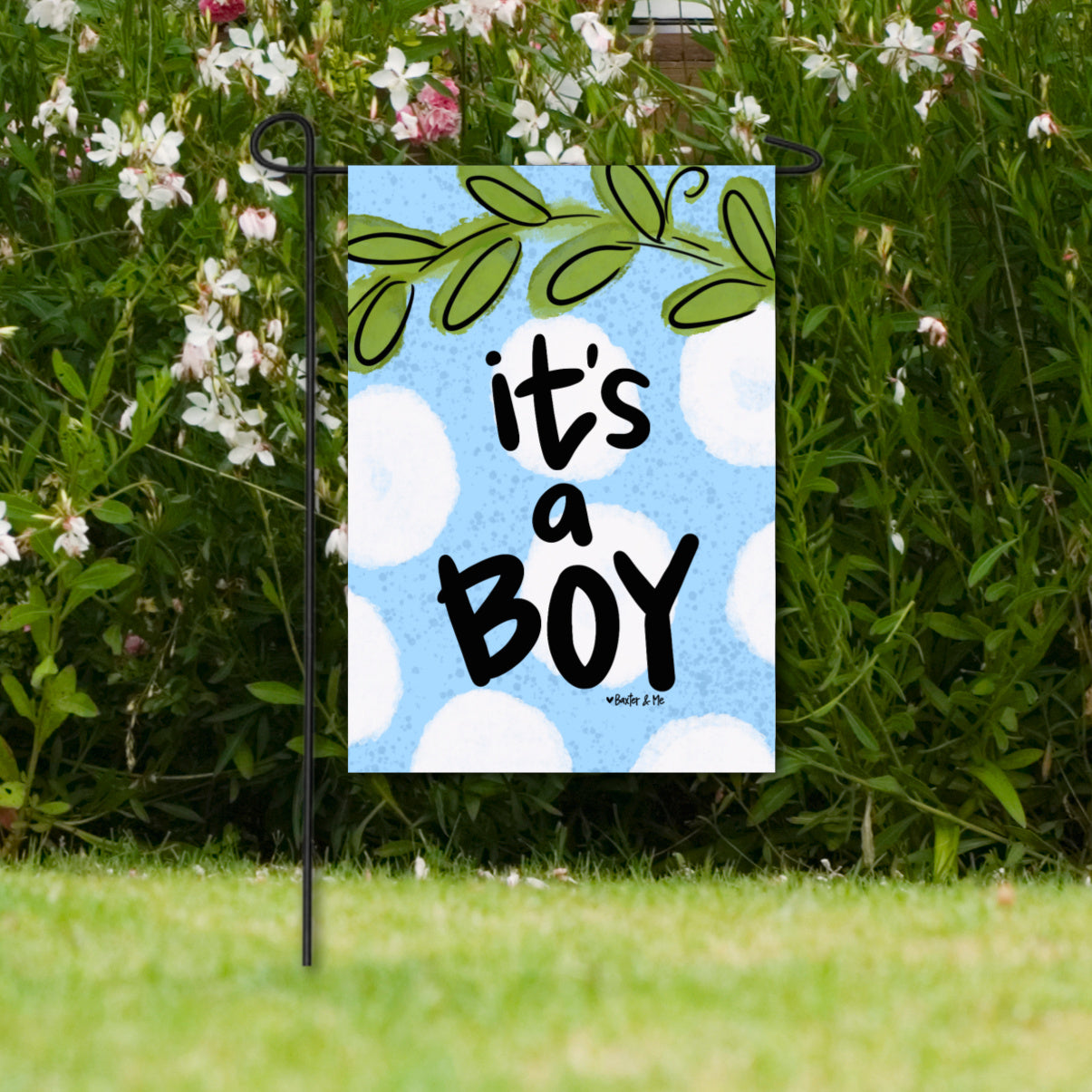 It's a Boy Garden Flag Lifestyle