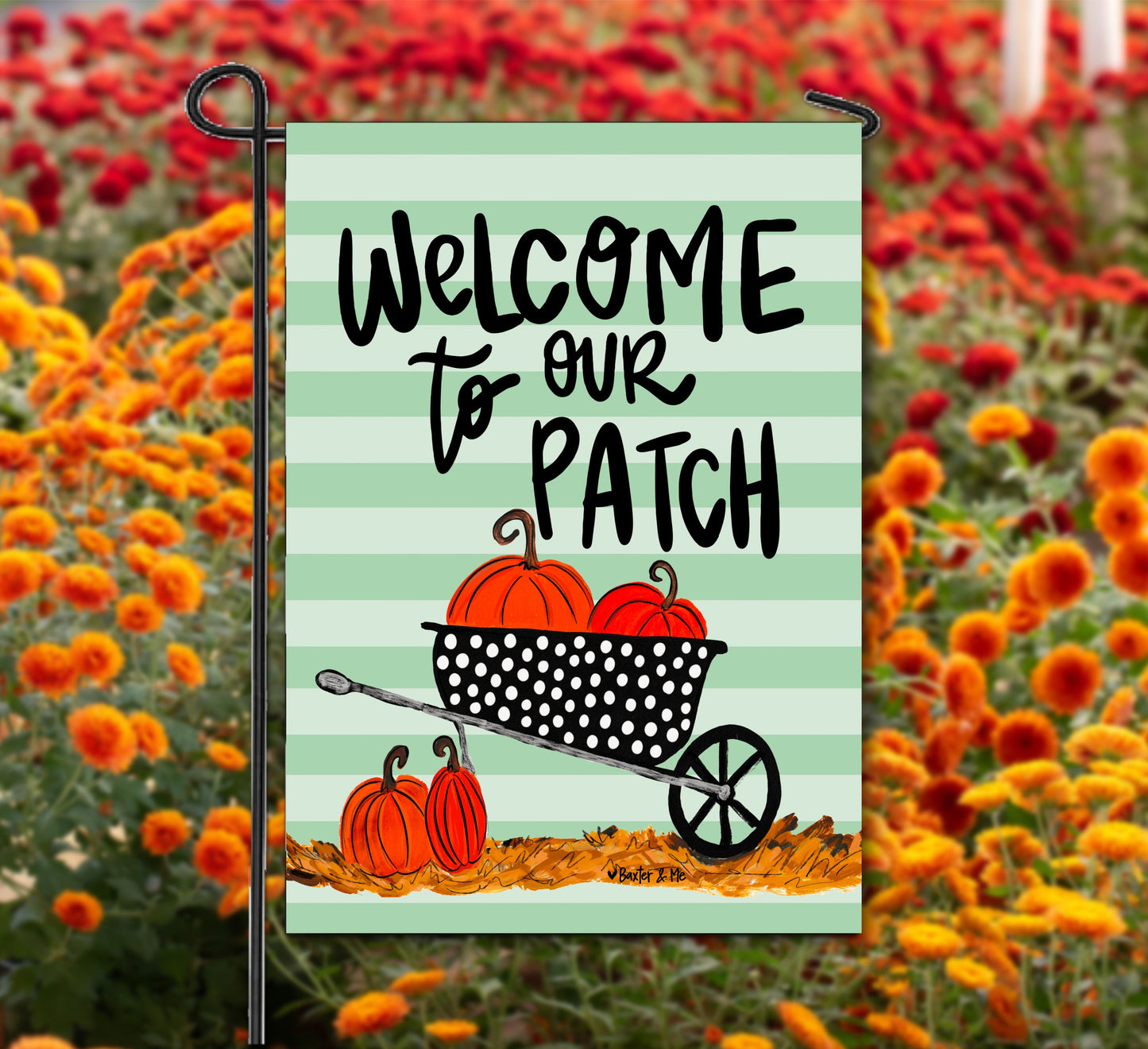 Welcome to Our Patch Garden Flag