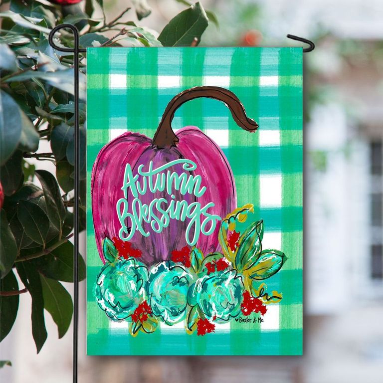 Autumn Blessings Garden Flag