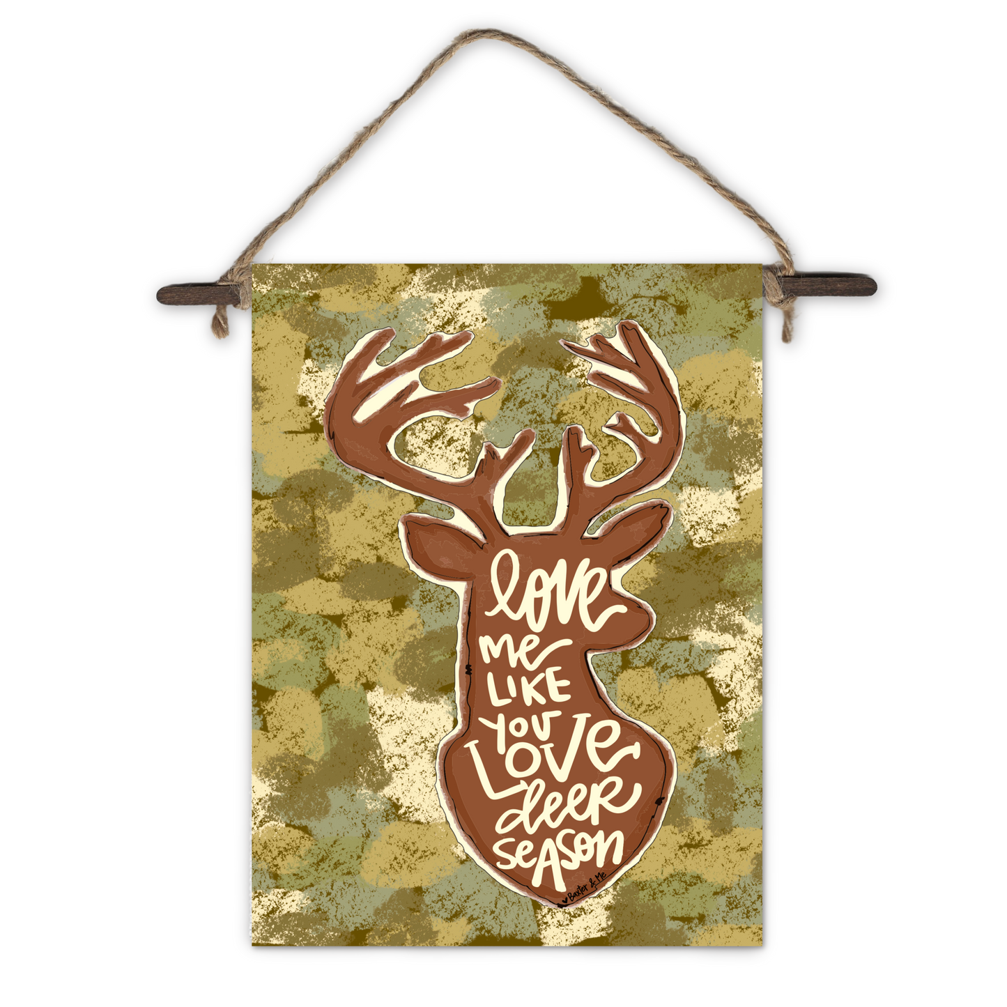 Deer Season Mini Wall Hanging