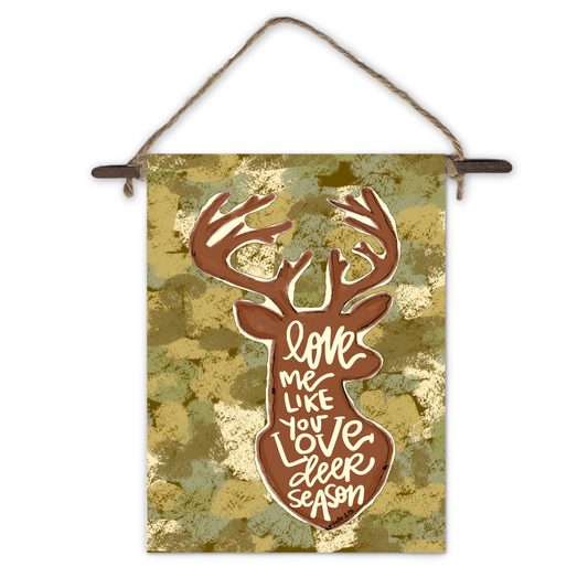 Deer Season Mini Wall Hanging