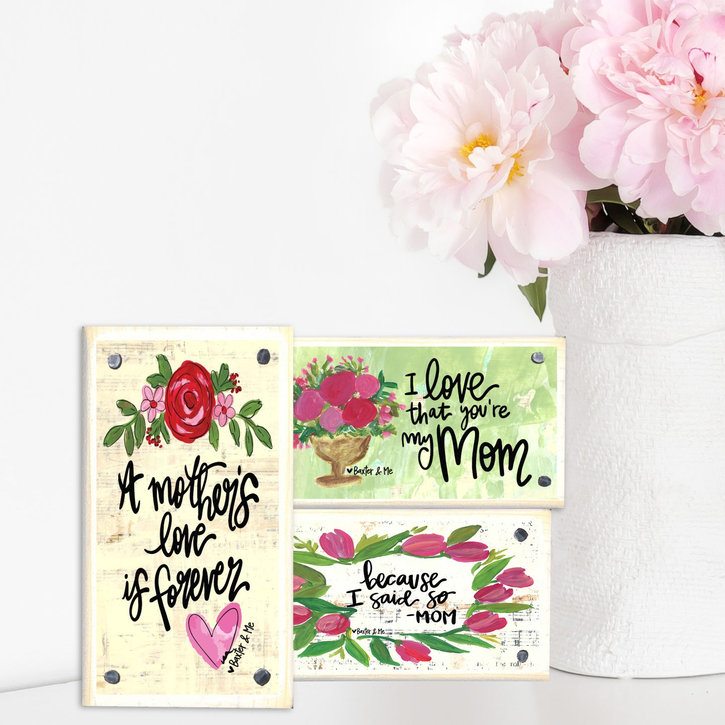 Mother's Day Happy Blocks