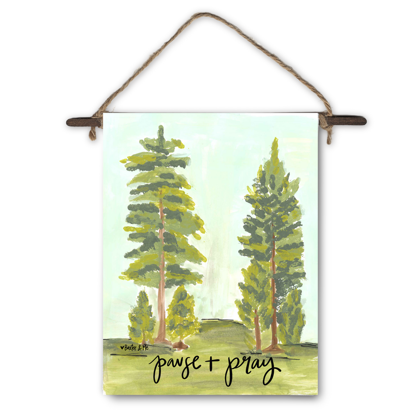 Pause & Pray Mini Wall Hanging