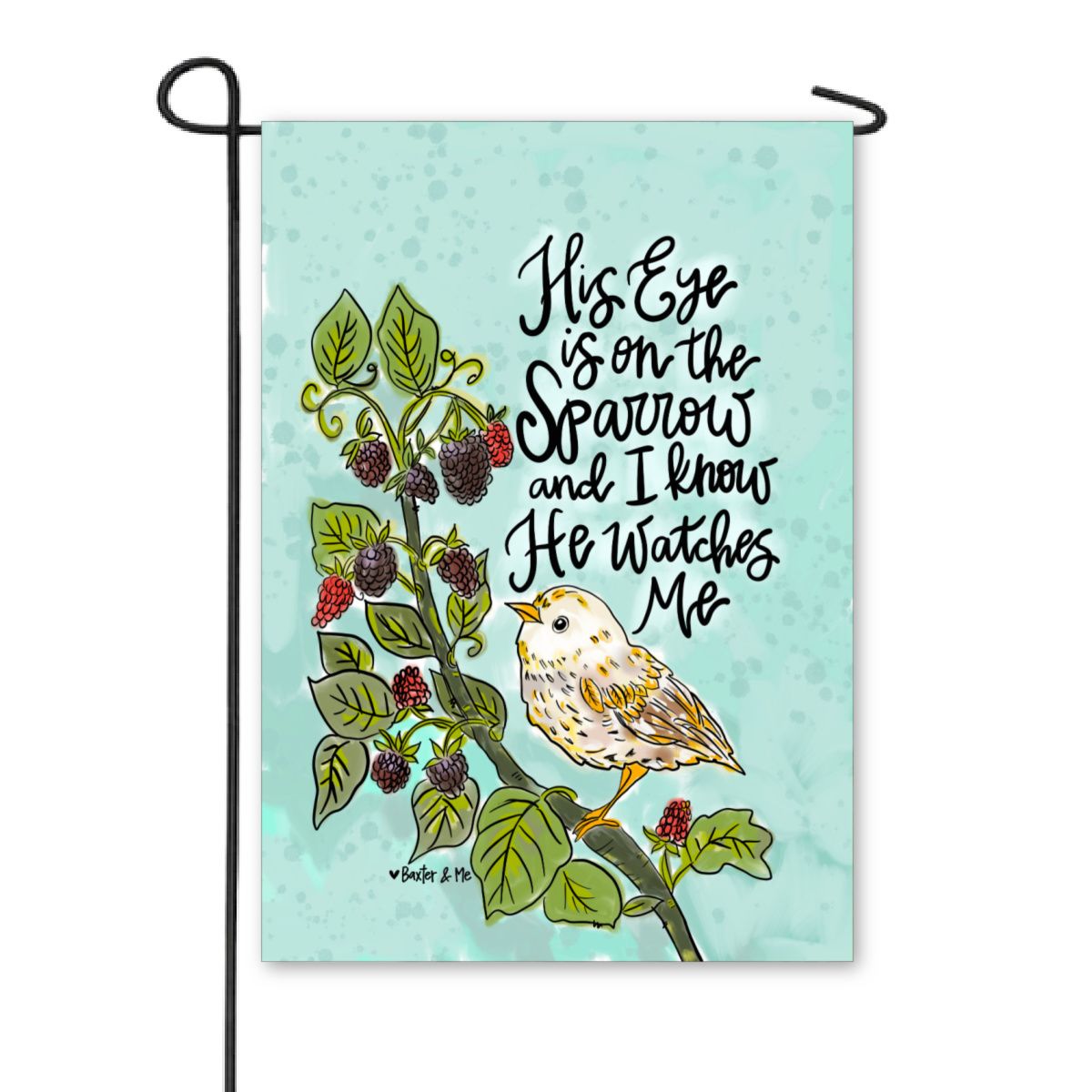 Eye on the Sparrow Garden Flag