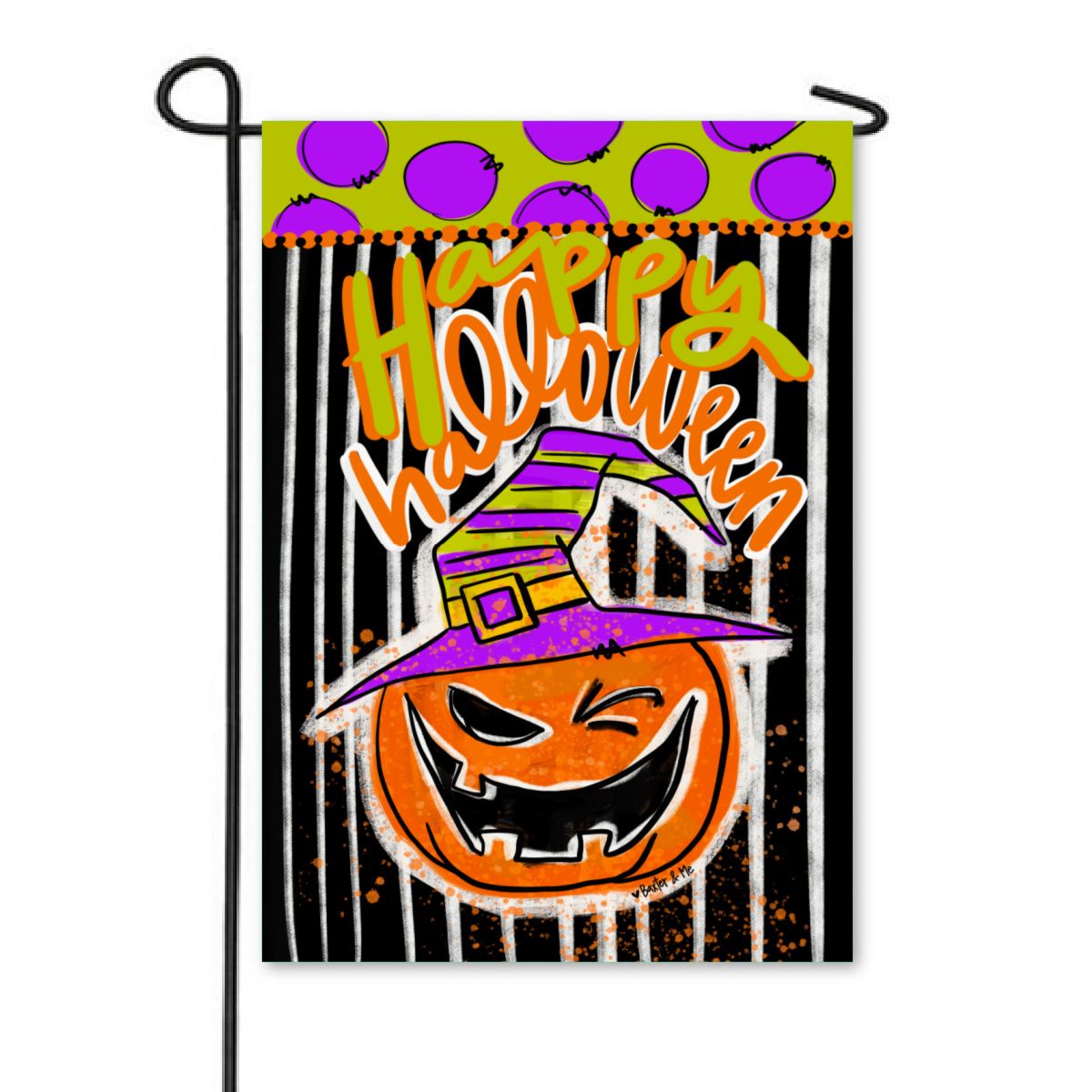 Halloween Pumpkin Garden Flag