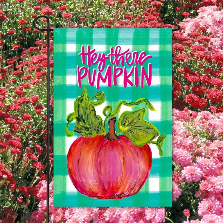 Hey There Pumpkin Garden Flag