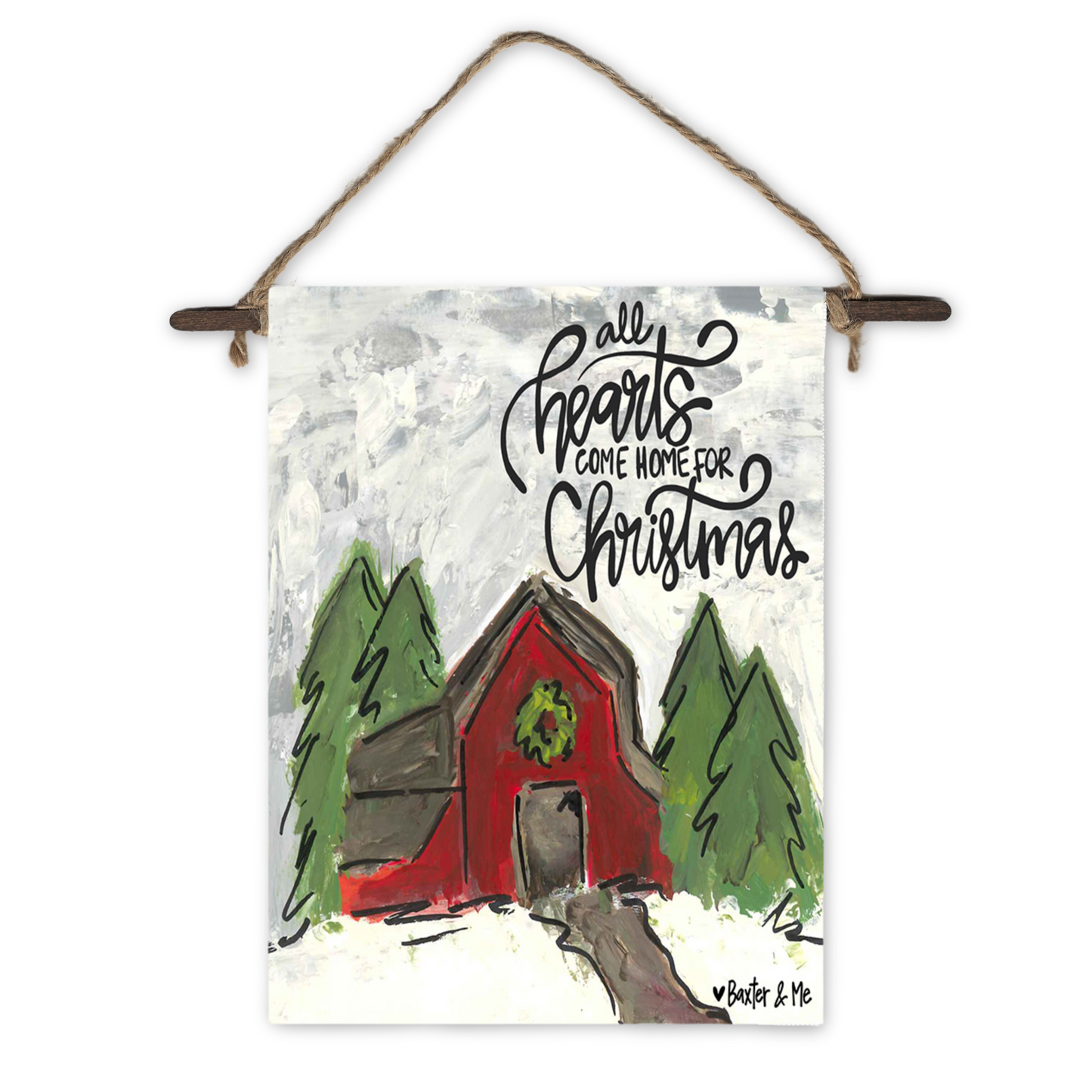 Hearts Come Home Mini Wall Hanging