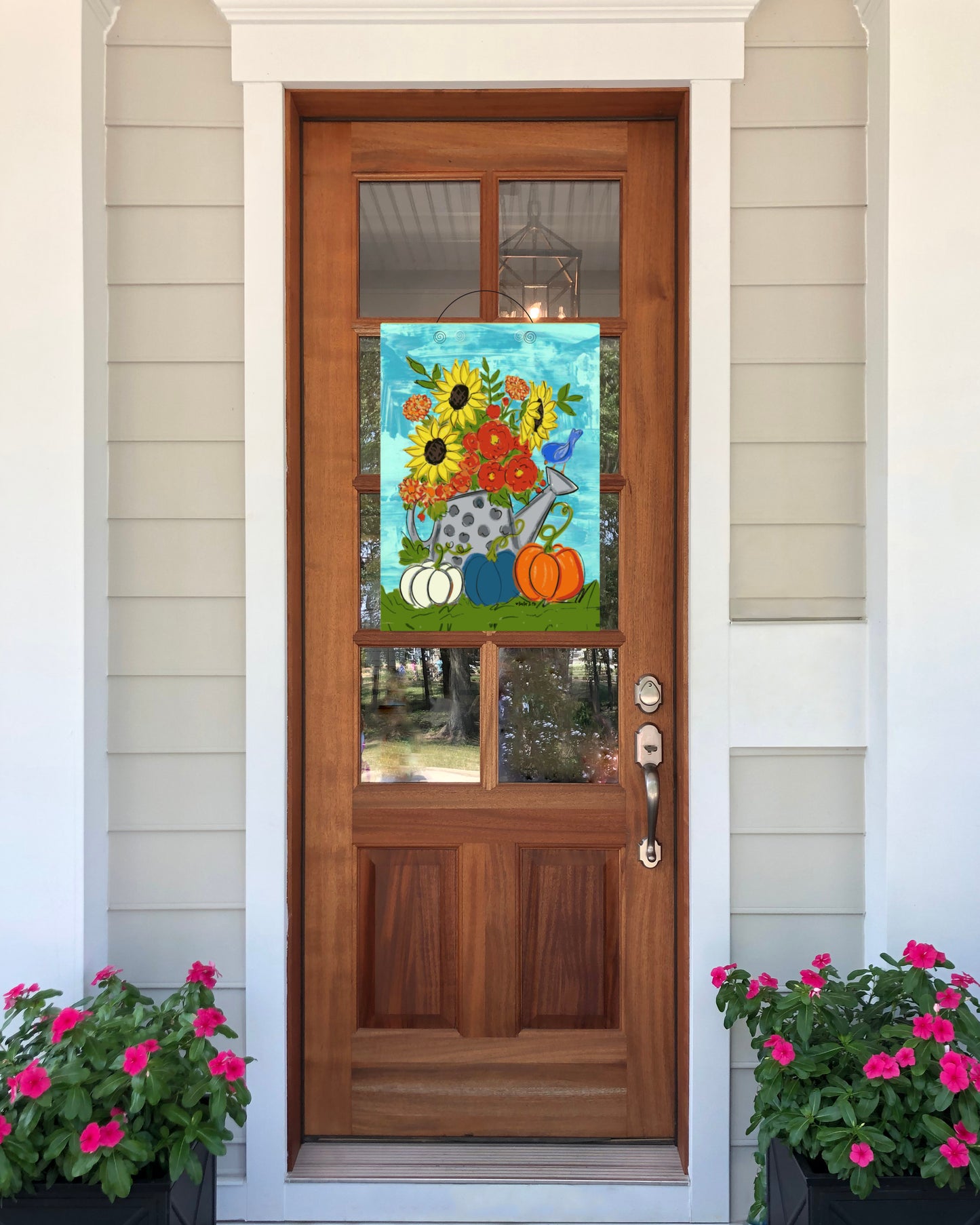 Fall Watercan Door Hanger