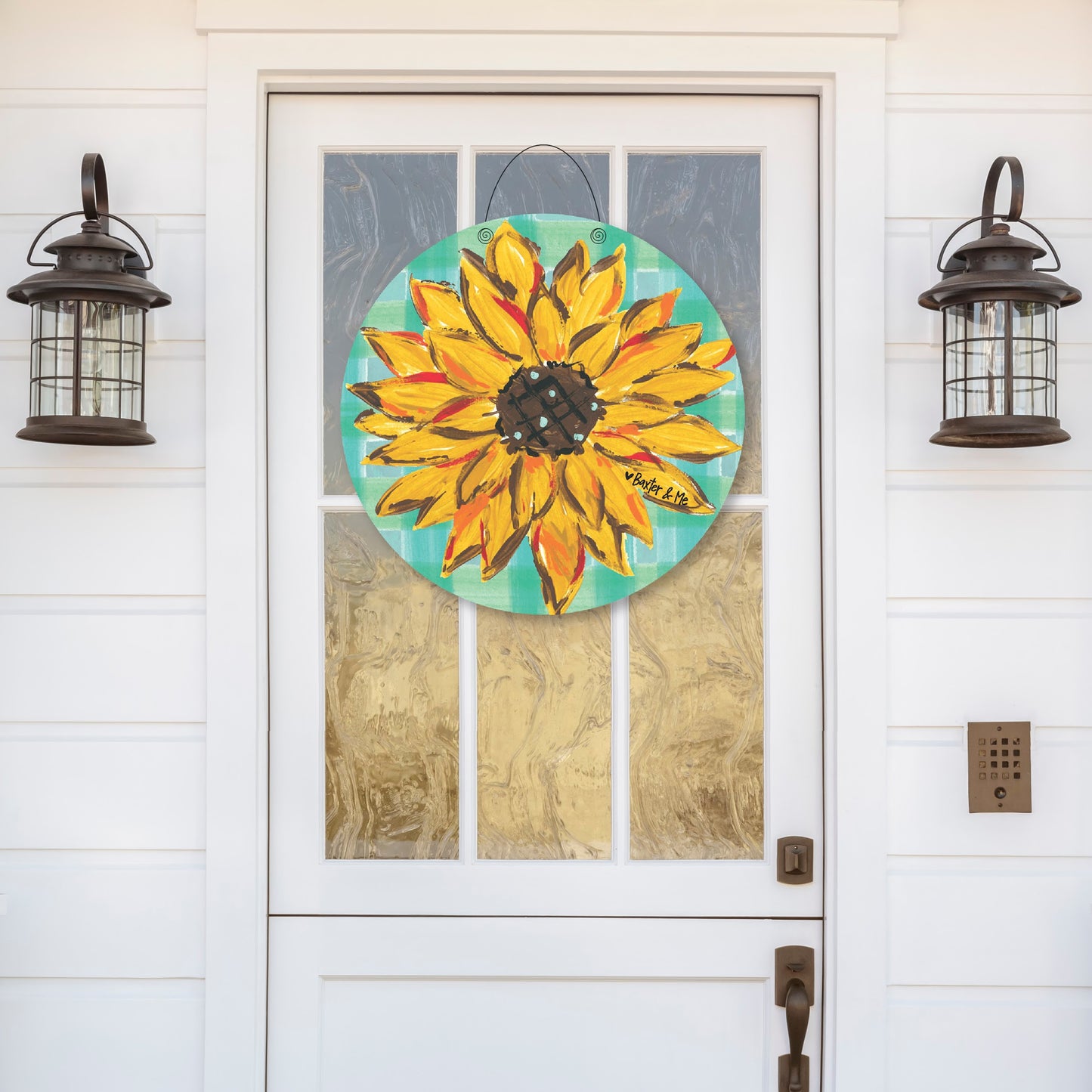 Sunflower Door Hanger