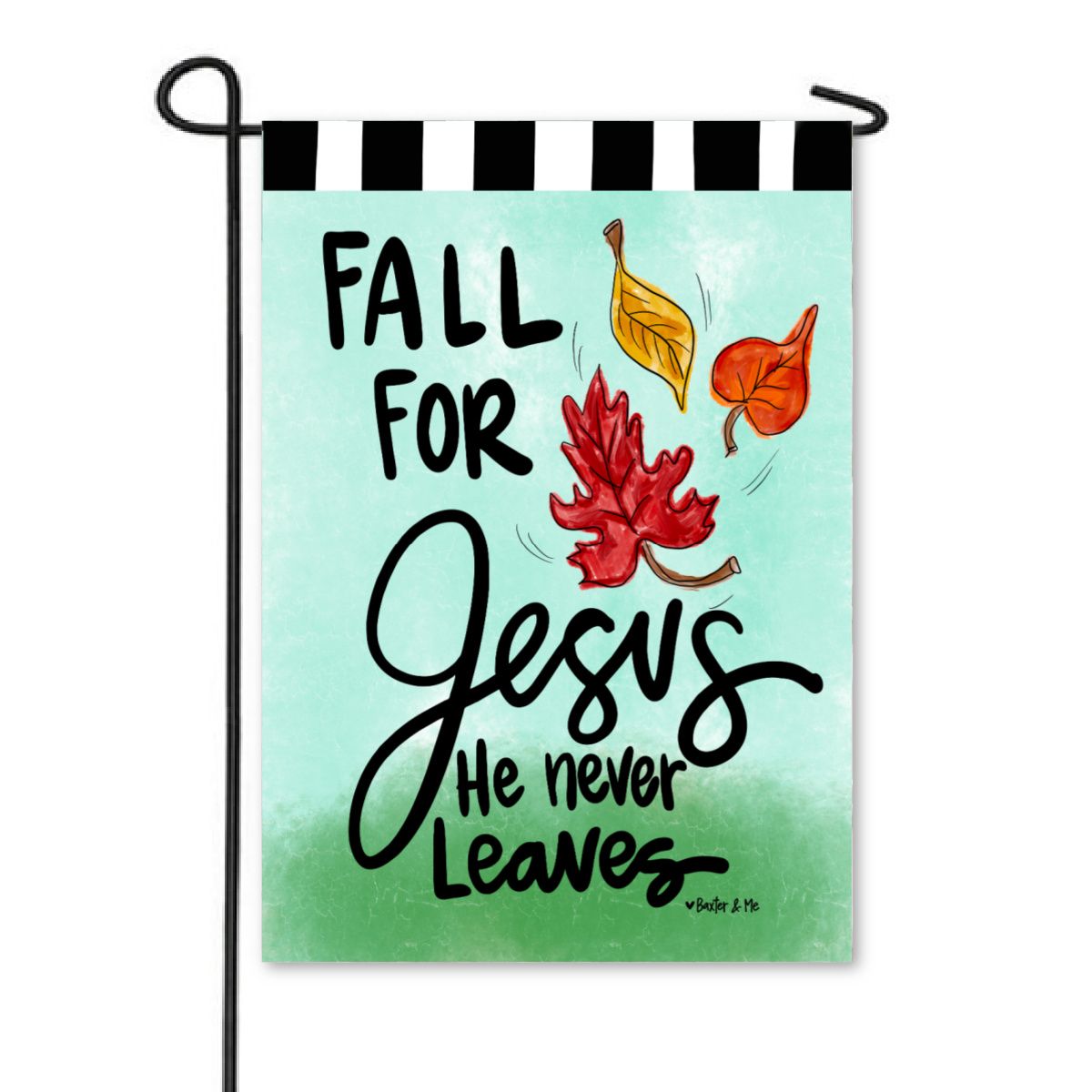 Fall for Jesus Garden Flag