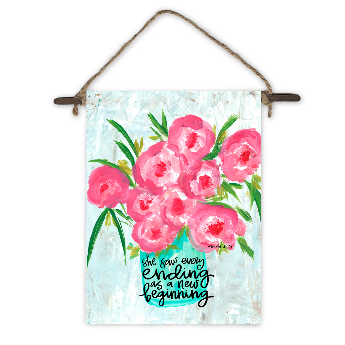 New Beginning Mini Wall Hanging