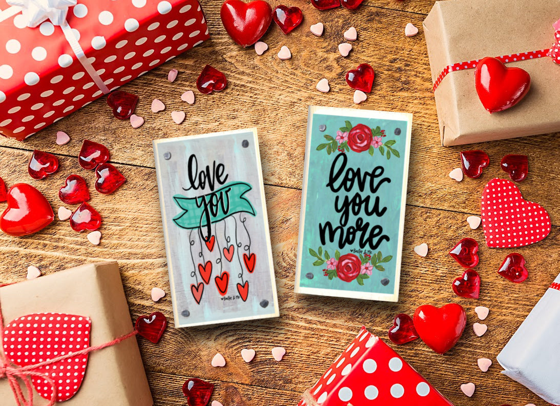 Love You More Happy Block