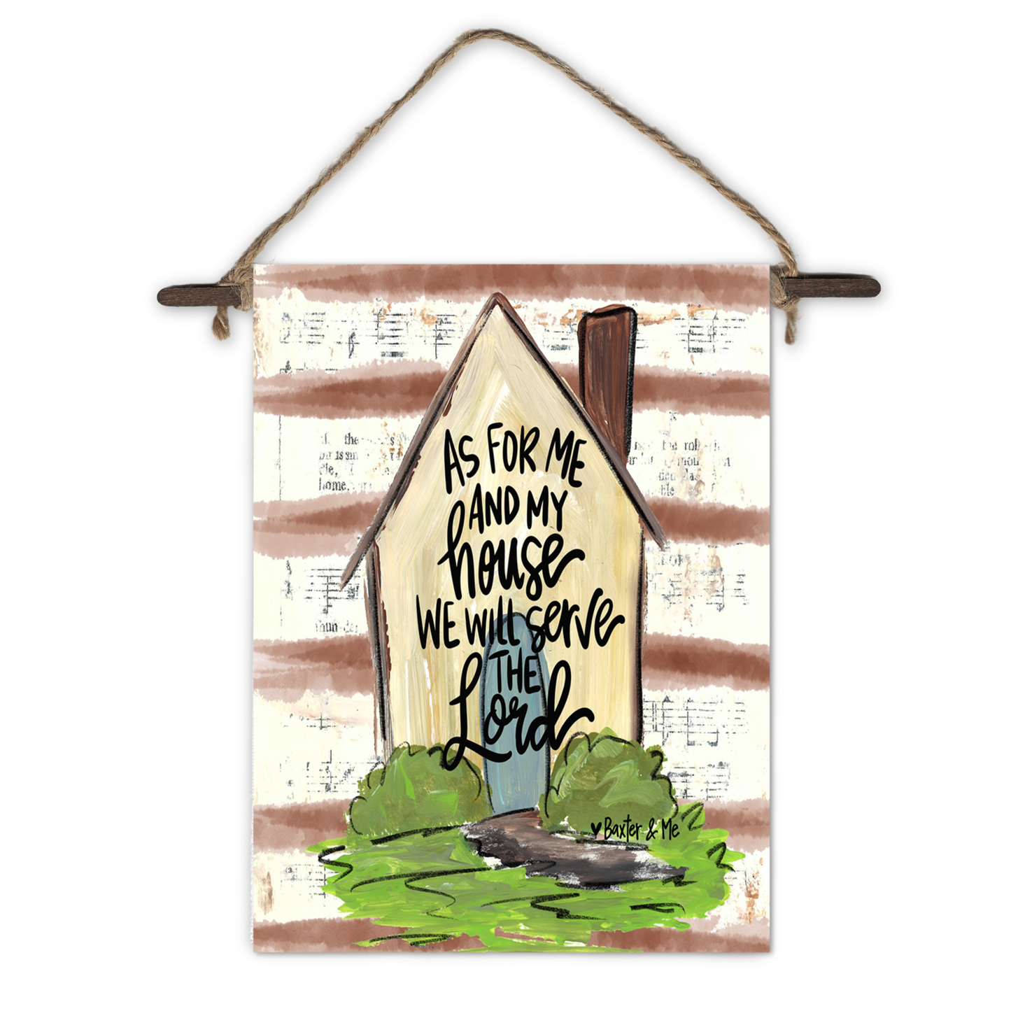 As For Me & My House Mini Wall Hanging