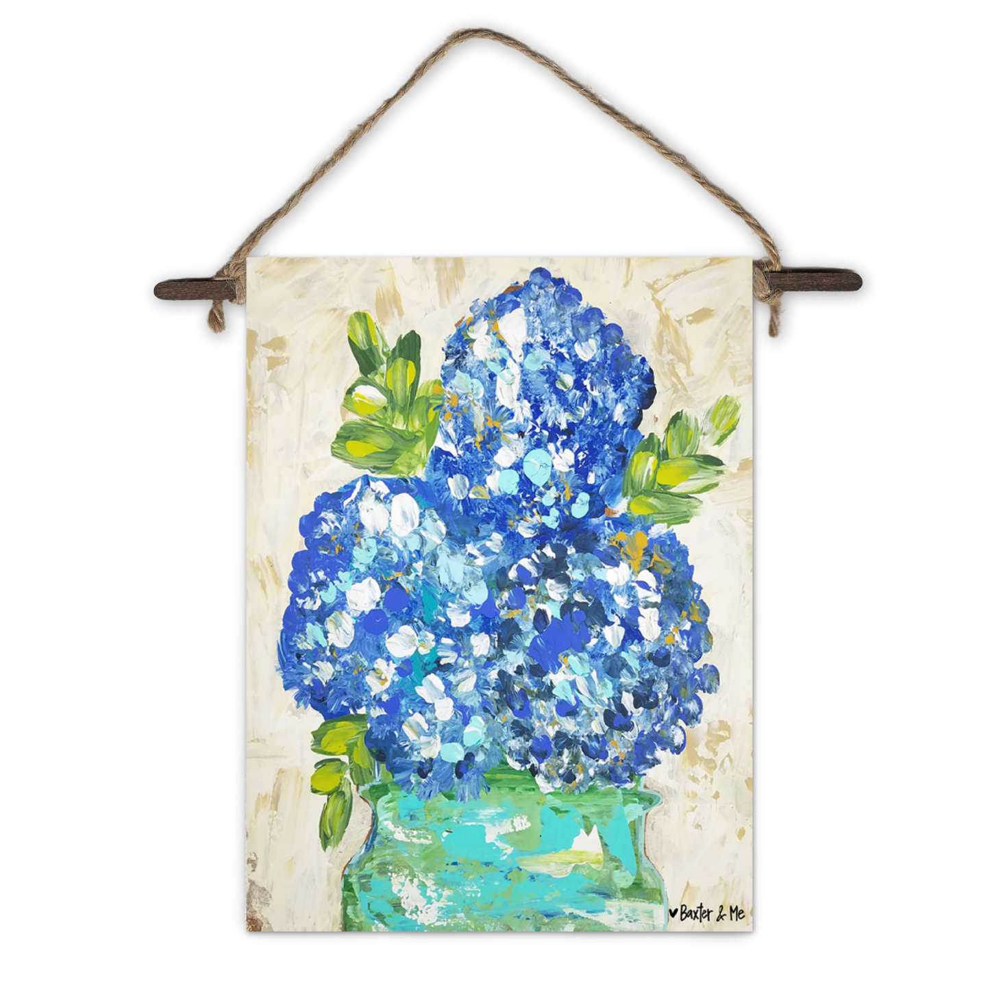 Hydrangeas Mini Wall Hanging