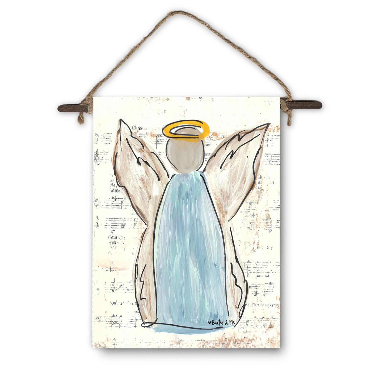 Blue Angel Mini Wall Hanging