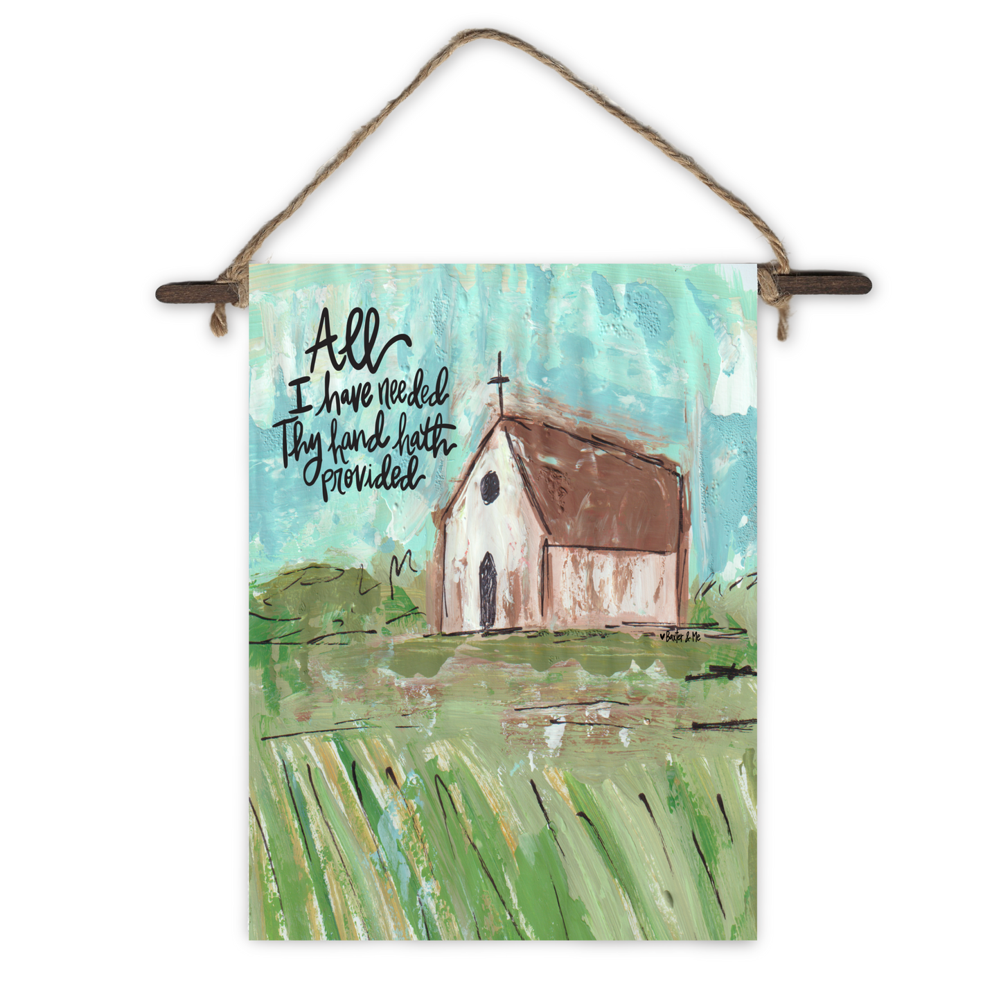 Thy Hand Mini Wall Hanging