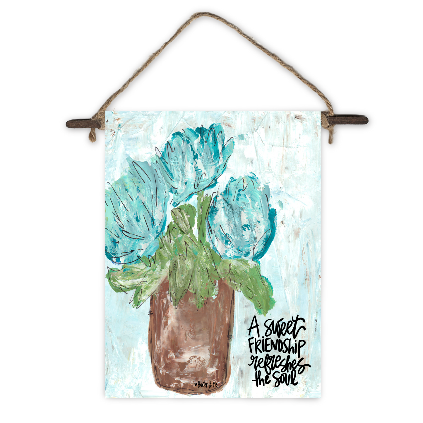 Sweet Friendship Mini Wall Hanging