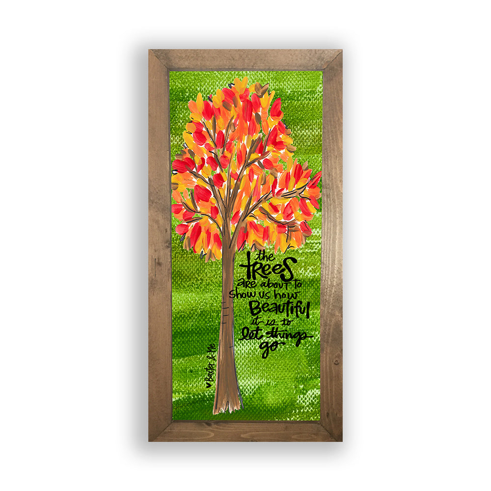Trees (Let Things Go) - Framed Art